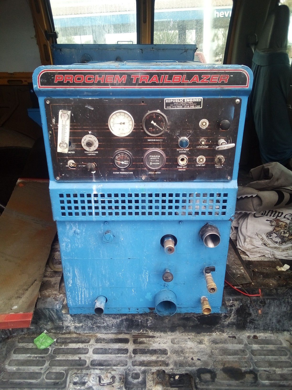 Prochem trailblazer 16hp truckmount carpet cleaning machine for Sale in Las Vegas, NV OfferUp