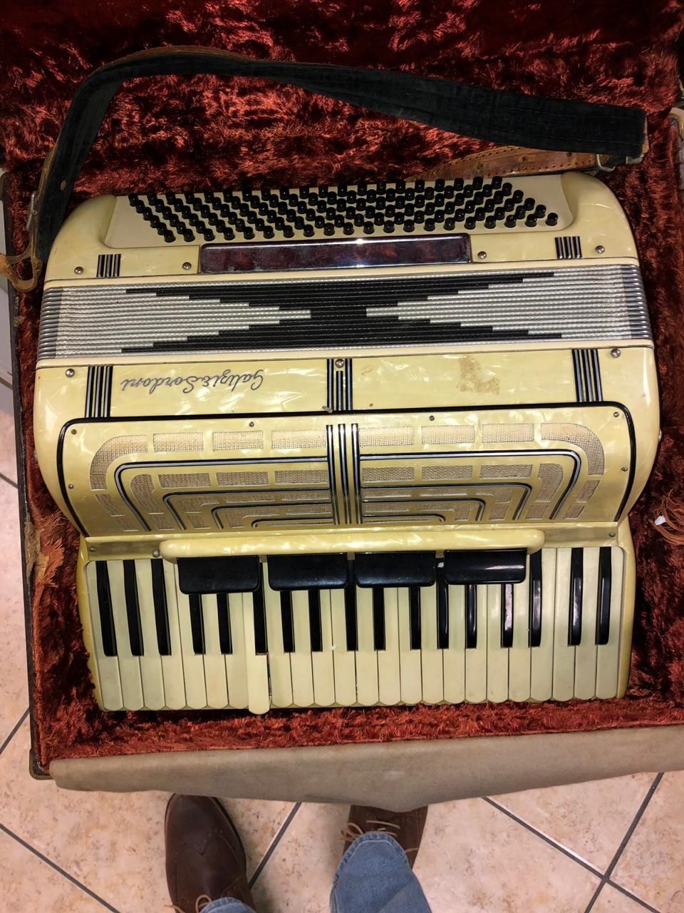 Antique Accordion Galizie Sordoni Italy