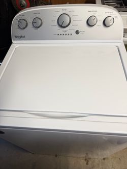Brand new Whirlpool washer delivered installed