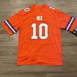 Men’s Denver Broncos Bo Orange Nix Stitched Jersey , S To 3Xl