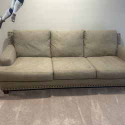 3 Seater Beige Couch