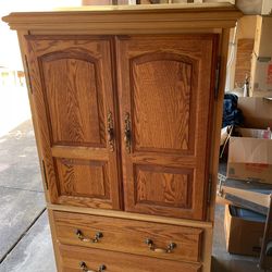 Oak Wood Cabinet