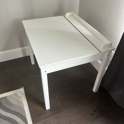 Children’s Desk With Storage White