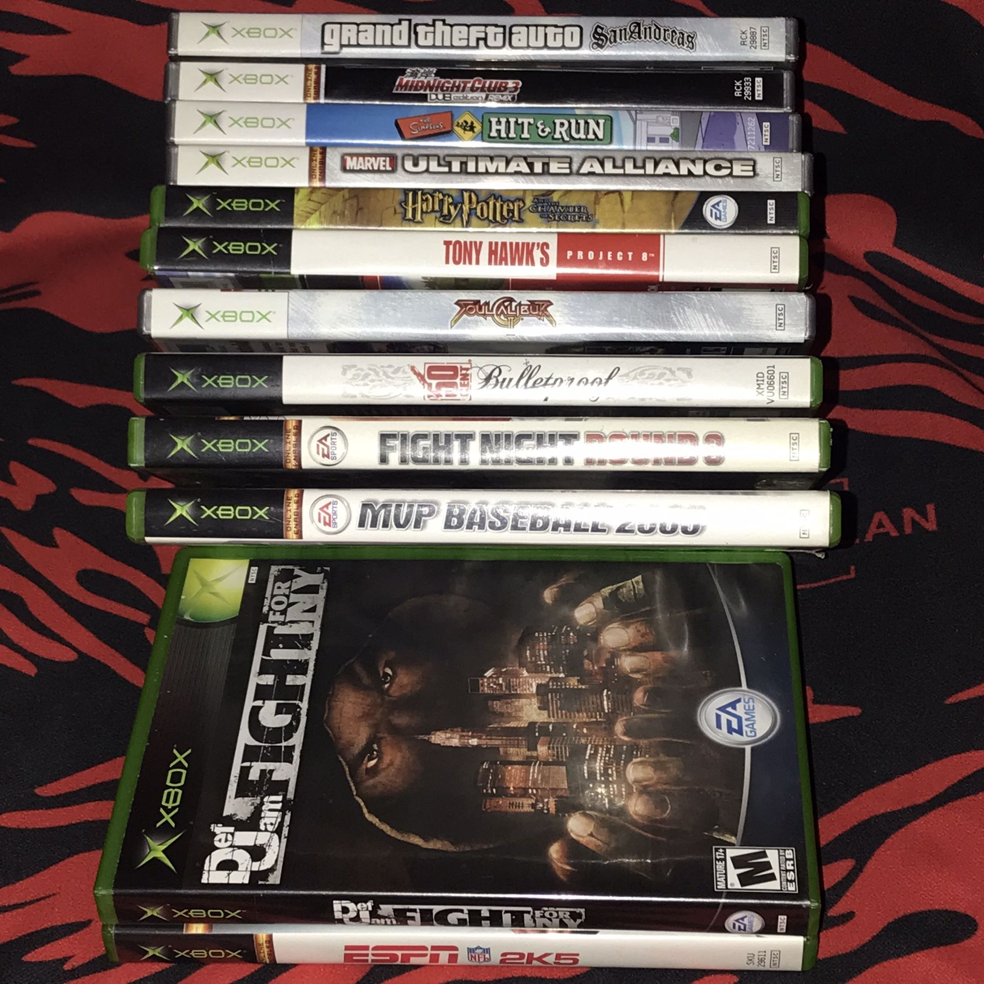 Original Xbox Games Lot $100