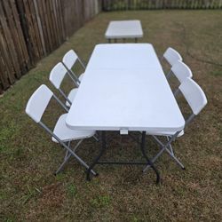 Folding Table and Chairs 