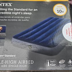 New Intex Twin Inflatable Mattress