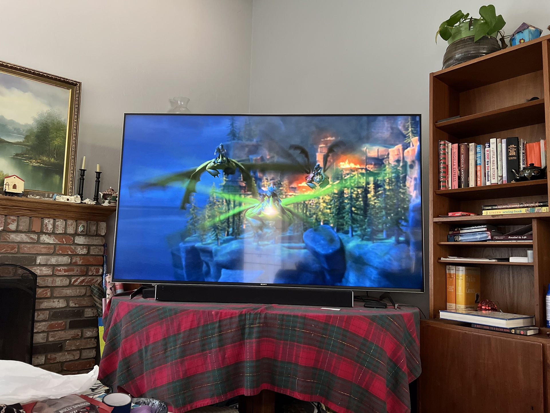Sony 75” Tv With Sound Bar