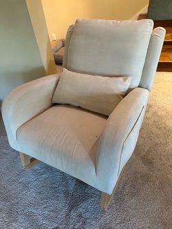 White Rocking Chair
