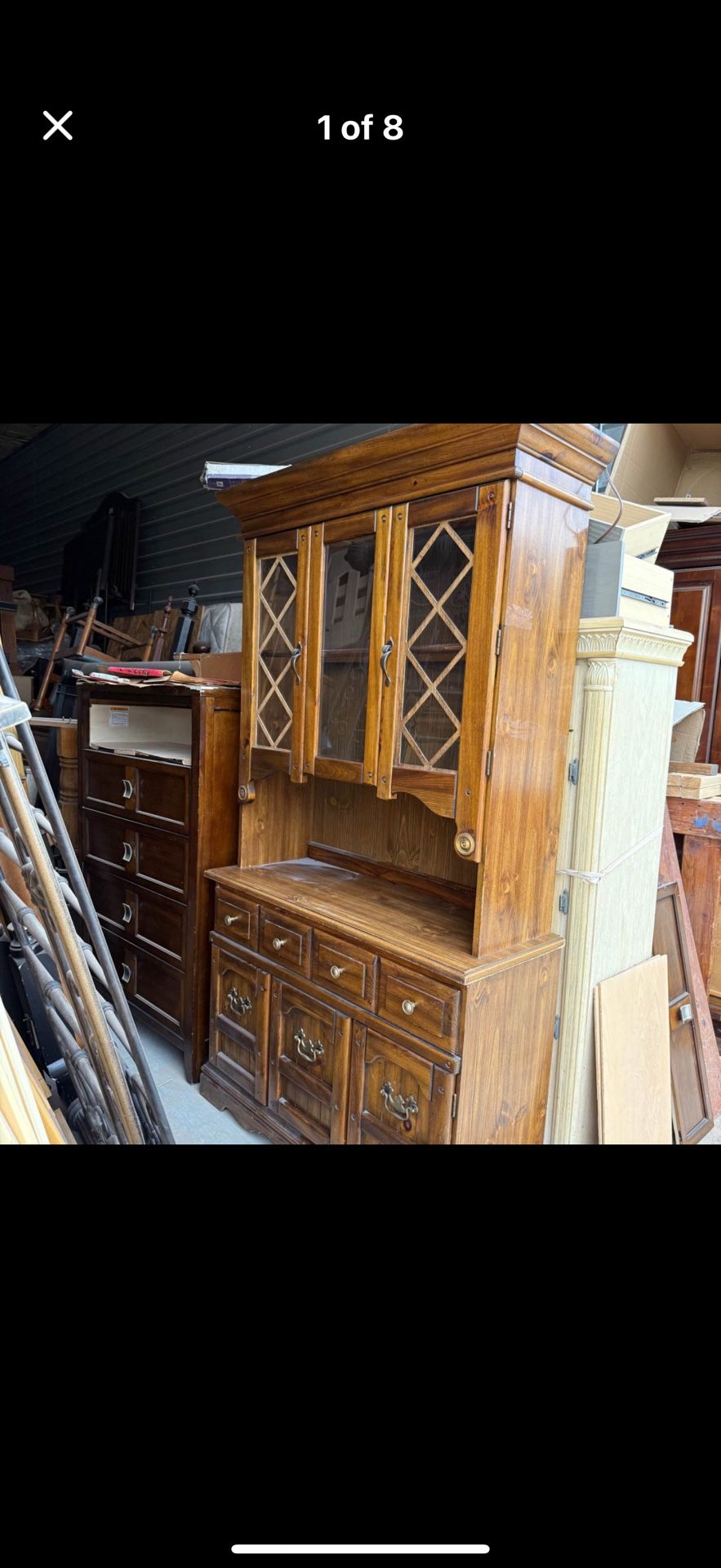 🎁VINTAGE KITCHEN FURNITURE-SOLID WOOD🎁