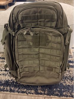 5.11 Tactical Backpack, RUSH 72 2.0 Military Survival Molle Back Pack with Laptop Compartment, Large, 55L, Style 56565ABR