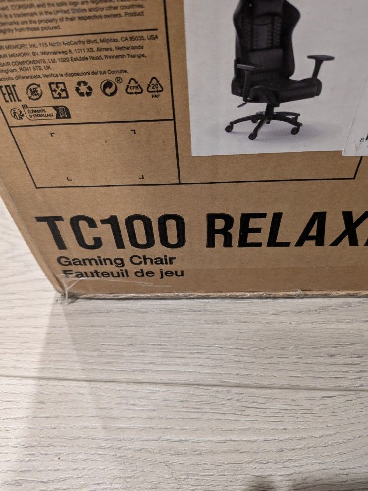 Corsair Tc 100 Relaxed Gaming Chair