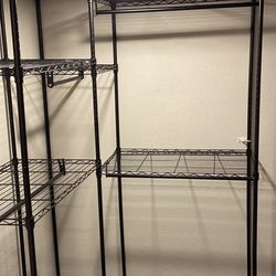 Closet Organizer, Merely Used,  Clothes Shelves/Racks. 