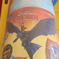 HOW TO TRAIN YOUR DRAGON THROW BLANKET