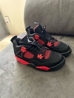Air JORDAN 4 retro “RED THUNDER”🔥SIZE 5.5