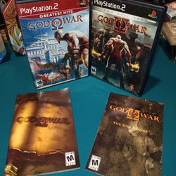 Playstation 2 Games " God Of War 1&2 " ( 2005-2007 )