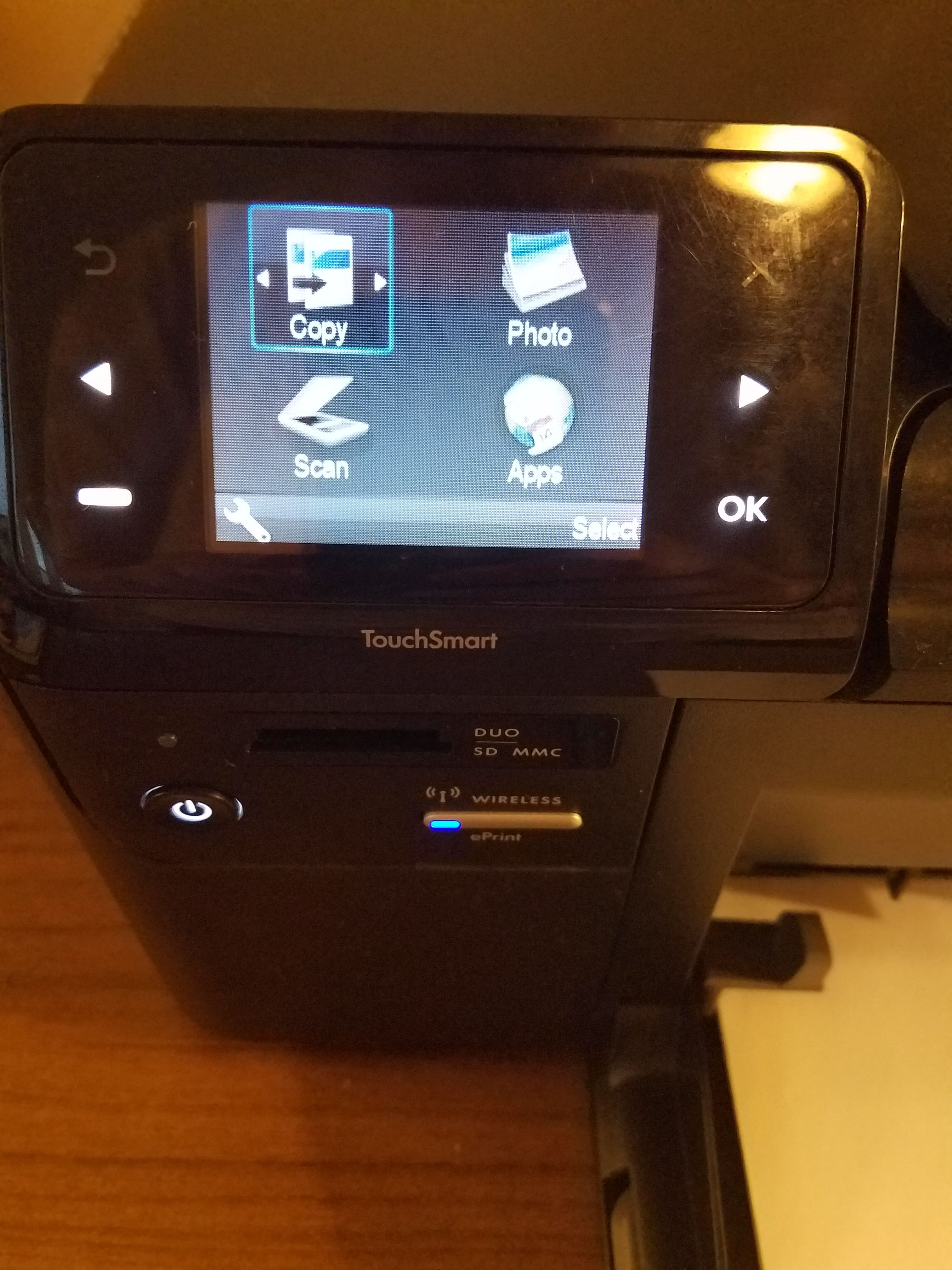 HP Photosmart Allinone Printer D110 Scan Copy Print Apple Airprint