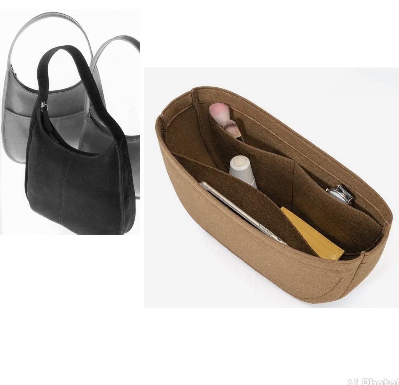 Coach Ergo Felt insert bag organizer 9033, 9025