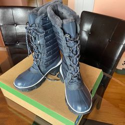 JBU by Jambu Women's Lorina Waterproof Winter Boot Navy