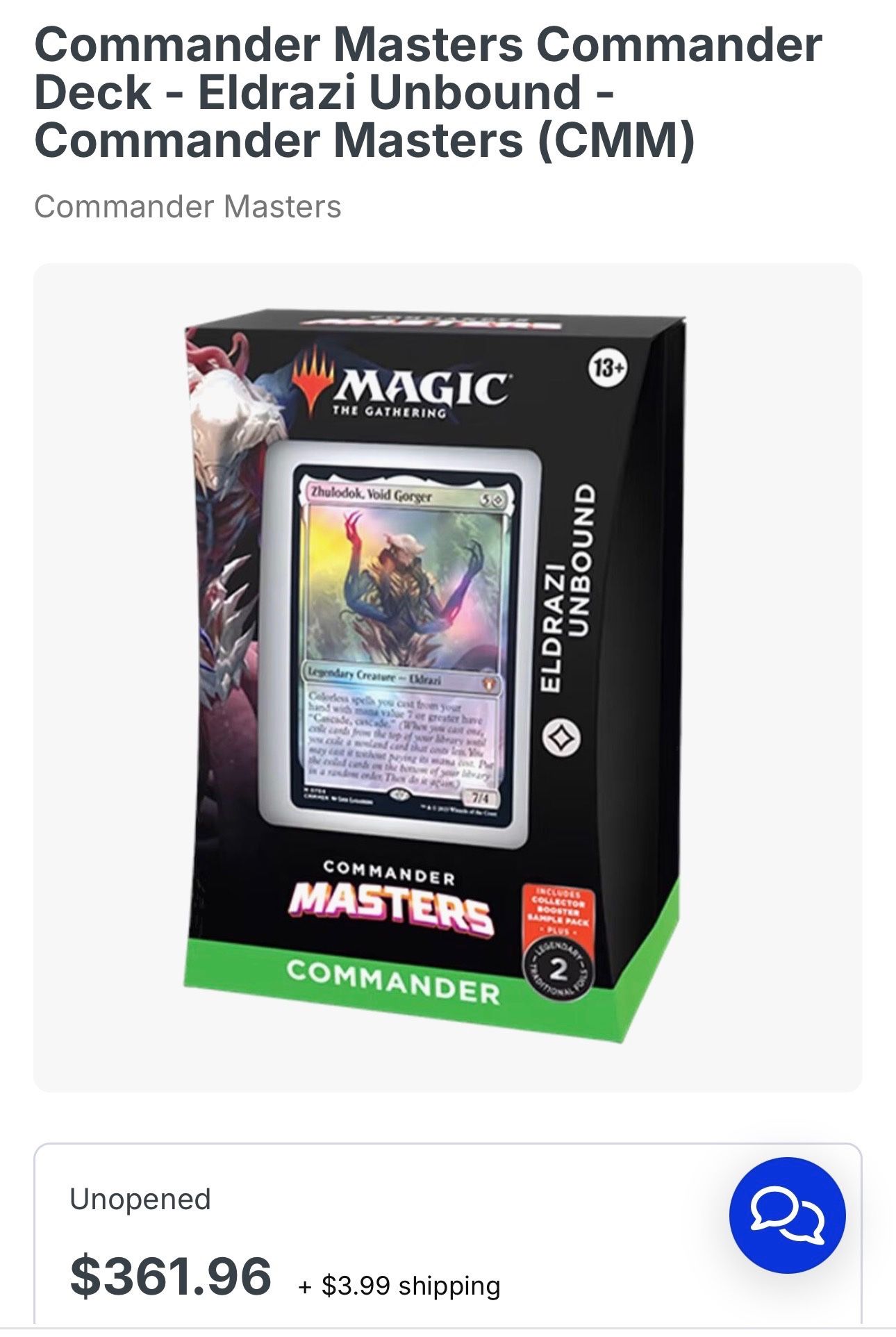 Eldrazi Unbound Commander Deck - Heavily Upgraded