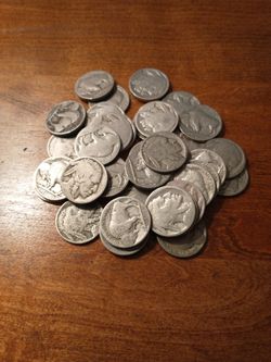 Full Roll (40) Buffalo Indian Head Nickel No-date