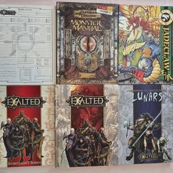 Collection Of Table-Top RPG Books/Manuals