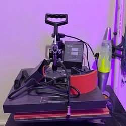 VEVOR Heat Press Machine 2 in 1 Digital Precise Heat Control Sublimation Transfer Printer