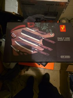 Henvo Daily Use Sharp Knives Set ER-0588