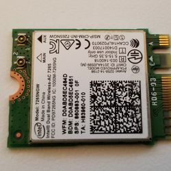 Intel Dual Band Wireless - AC 7265 | 7265NGW