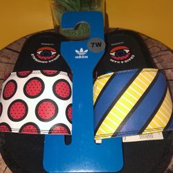 Craig &Karl Adidas Slides Brand New 7.5 Men 9 Women 