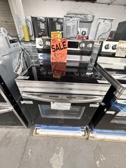 New Scratch And Dent SAMSUNG electric Stove With 4 Months Warranty 