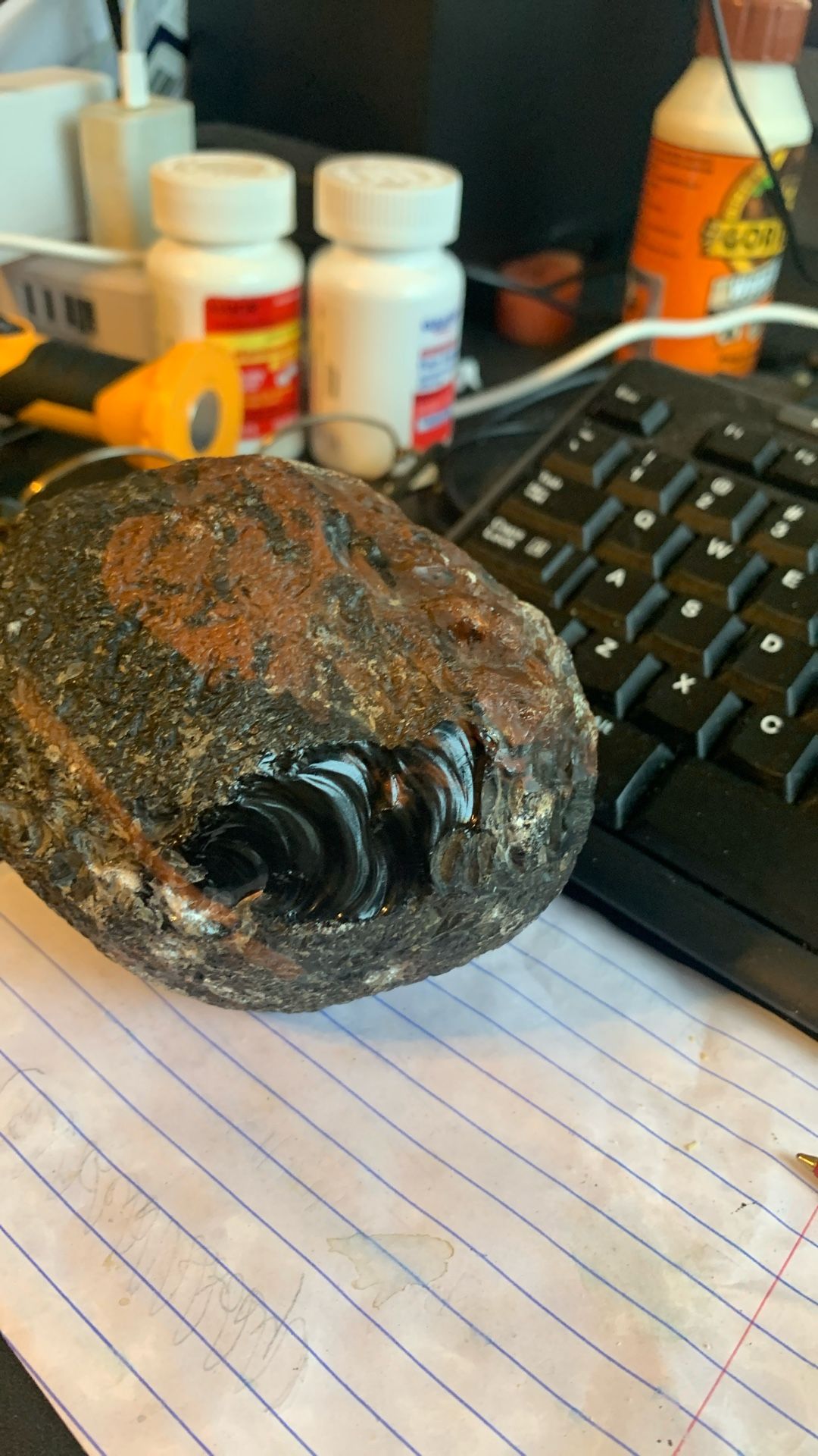 Mahogany Obsidian Rock