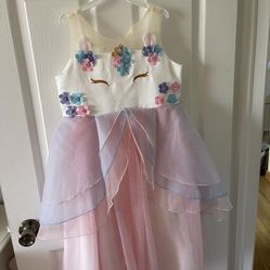 Princess Unicorn Dress With Headband