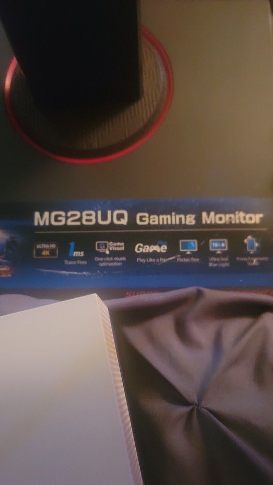 27 Inch Asus Monitor And Xbox One With Controller N Wires