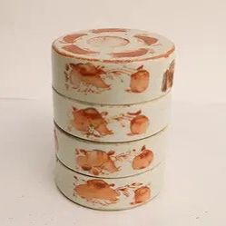 Vintage Chinese Porcelain Stack Box