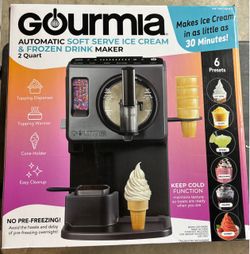 Gourmia Automatic Soft Serve Ice Cream & Frozen Drink Maker