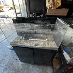 50 Gallon Rimless Fish Tank Aquarium