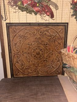 4x4ft Metal Wall Decor 