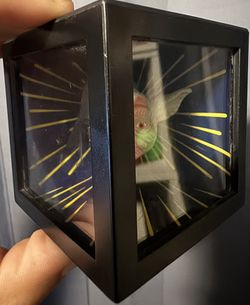 Star Wars Empire strikes back Darth Vader and Yoda Mirror box 3-D illusion