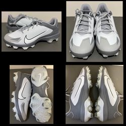 Nike Force Trout 8 Pro MCS Gray Men's Baseball Cleats size 10.5 NEW NO BOX!