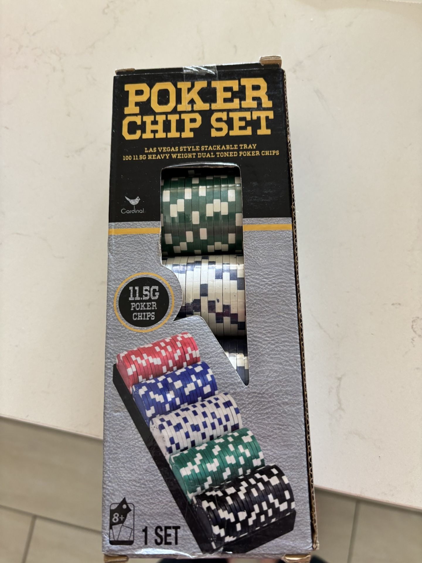 New Unopened poker Chip Set (6 Total Boxes)