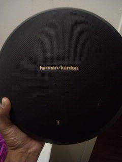 Harmon Kardon Studio Onyx Bluetooth speaker.