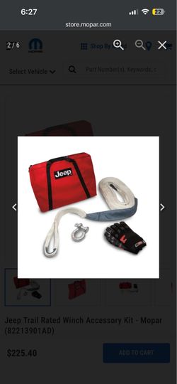 Jeep Trail Rated Winch Accessory Kit
