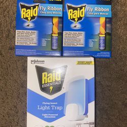 Raid Light Trap And Fly Ribbon $15