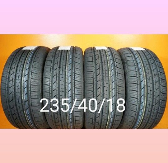4 New Tires 235/40/18 $ 382 Llantas Nuevas
