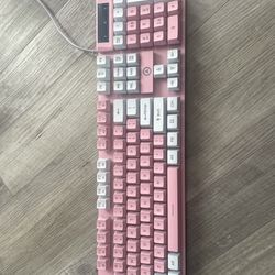 Pink Computer Keyboard