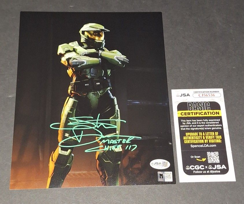 🔥Steve Downes autographed 8x10 JSA COA🔥