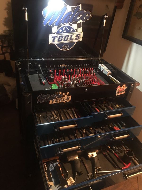 MATCO TOOLBOX COME WITH ALL THE TOOLS PRICE IS 1500 need to sell fast