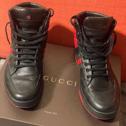 Gucci men high top sneakers 10.5