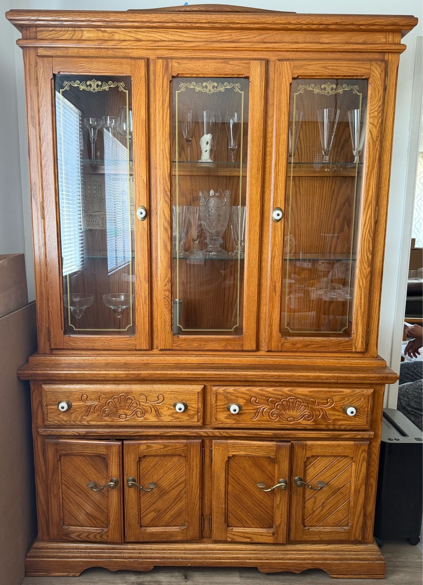 Vintage China Cabinet