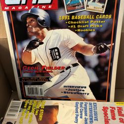 Topps 1991 Winter Baseball Card  Magazine